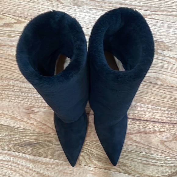 NWOT ALEXANDRE BIRMAN Eskimo Lamb Shearling Stiletto Boots - Picture 9 of 16